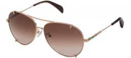 Lunettes de soleil - Tous - STO390S - 0300 SHINY ROSE GOLD // BROWN GRADIENT