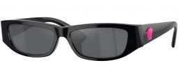 Gafas Junior - Versace eyewear junior - VK4002U - GB1/6G BLACK // GREY MIRROR BLACK