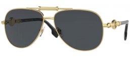 Gafas de Sol - Versace - VE2236 - 100287 GOLD // DARK GREY