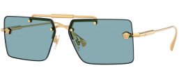 Gafas de Sol - Versace - VE2245 - 100280  GOLD // BLUE