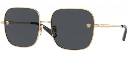 Gafas de Sol - Versace - VE2246D - 100287  GOLD // DARK GREY