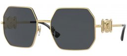 Gafas de Sol - Versace - VE2248 - 100287 GOLD // DARK GREY