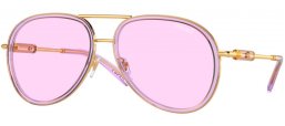 Gafas de Sol - Versace - VE2260 - 10021A  TRANSPARENT LILAC // LIGHT VIOLET