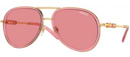 Gafas de Sol - Versace - VE2260 - 100284  TRANSPARENT PINK // PINK