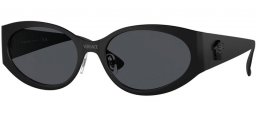 Sunglasses - Versace - VE2263 - 126187  MATTE BLACK // DARK GREY