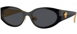 Lunettes de soleil - Versace - VE2263 - 143387  BLACK // DARK GREY