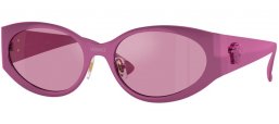 Lunettes de soleil - Versace - VE2263 - 1503AK PURPLE // DARK VIOLET SILVER MIRROR