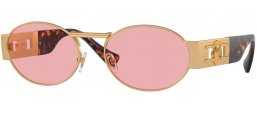 Gafas de Sol - Versace - VE2264 - 100284  MATTE GOLD // LIGHT VIOLET