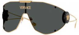 Gafas de Sol - Versace - VE2268 - 100287  GOLD // DARK GREY