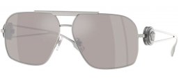 Gafas de Sol - Versace - VE2269 - 10006G  SILVER // LIGHT GREY MIRROR SILVER