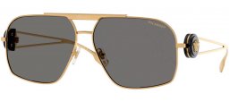 Gafas de Sol - Versace - VE2269 - 100281  GOLD // DARK GREY POLARIZED