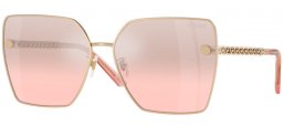 Gafas de Sol - Versace - VE2270D - 12527E  PALE GOLD // LIGHT PINK GRADIENT MIRROR SILVER