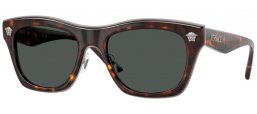 Gafas de Sol - Versace - VE2272 - 108/87 HAVANA // DARK GREY