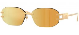 Gafas de Sol - Versace - VE2274 - 10027P  GOLD // BROWN MIRROR GOLD