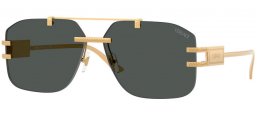 Gafas de Sol - Versace - VE2275 - 100287  GOLD // DARK GREY