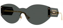 Gafas de Sol - Versace - VE2276 - 100287  GOLD // DARK GREY