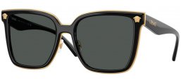 Gafas de Sol - Versace - VE2278D - GB1/87 BLACK // DARK GREY