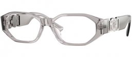 Monturas - Versace - VE3320U - 593  TRANSPARENT GREY // CLEAR