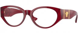 Lunettes de vue - Versace - VE3345 - 5430  TRANSPARENT BORDEAUX