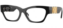 Monturas - Versace - VE3367U - GB1  BLACK // CLEAR