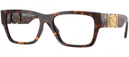 Monturas - Versace - VE3368U - 108  HAVANA // CLEAR