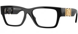 Monturas - Versace - VE3368U - GB1  BLACK // CLEAR