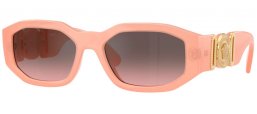 Sunglasses - Versace - VE4361 - 539258  NUDE OPAL // PINK GRADIENT GREY FLASH SILVER