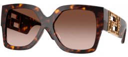 Gafas de Sol - Versace - VE4402 - 108/13 HAVANA // BROWN GRADIENT