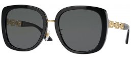 Gafas de Sol - Versace - VE4407D - GB1/87 BLACK // DARK GREY