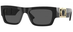 Gafas de Sol - Versace - VE4416U - GB1/87 BLACK // DARK GREY