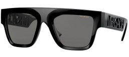 Gafas de Sol - Versace - VE4430U - GB1/81 BLACK // DARK GREY POLARIZED