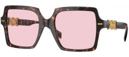 Gafas de Sol - Versace - VE4441 - 108/P5  HAVANA // PINK PHOTOCROMIC