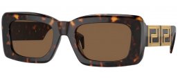 Gafas de Sol - Versace - VE4444U - 108/73 HAVANA // DARK BROWN