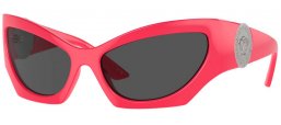 Lunettes de soleil - Versace - VE4450 - 541787  PINK // DARK GREY