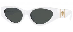 Gafas de Sol - Versace - VE4454 - 314/87 WHITE // DARK GREY