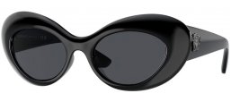 Sunglasses - Versace - VE4456U - GB1/87 BLACK // DARK GREY