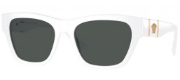 Gafas de Sol - Versace - VE4457 - 314/87 WHITE // DARK GREY