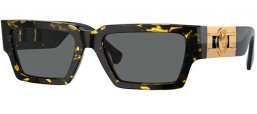 Gafas de Sol - Versace - VE4459 - 542887  HAVANA YELLOW // DARK GREY