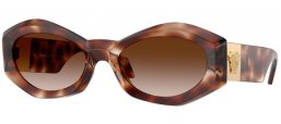 Gafas de Sol - Versace - VE4466U - 54613B  HAVANA // BROWN GRADIENT