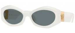 Gafas de Sol - Versace - VE4466U - 546280  WHITE // DARK BLUE