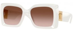 Gafas de Sol - Versace - VE4467U - 546213  WHITE // BROWN GRADIENT