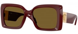 Gafas de Sol - Versace - VE4467U - 546473  DARK RUBY // DARK BROWN