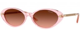 Gafas de Sol - Versace - VE4469 - 54725M  TRANSPARENT PINK // PINK GRADIENT GREY