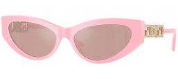 Gafas de Sol - Versace - VE4470B - 5473/5 PEARL PASTEL PINK // LIGHT PINK MIRROR SILVER