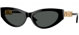 Gafas de Sol - Versace - VE4470B - GB1/87  BLACK // DARK GREY