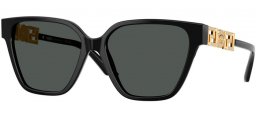 Gafas de Sol - Versace - VE4471B - GB1/87 BLACK // DARK GREY