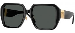 Gafas de Sol - Versace - VE4472D - GB1/87 BLACK // DARK GREY