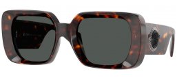 Gafas de Sol - Versace - VE4473U - 108/87  HAVANA // DARK GREY