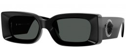 Gafas de Sol - Versace - VE4474U - GB1/87  BLACK // DARK GREY