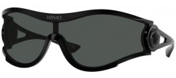 Gafas de Sol - Versace - VE4475 - 536087  BLACK // DARK GREY